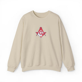 Master Mason Blue Lodge Canada Jurisdiction Sweatshirt - S&C with Canada Flag - Bricks Masons