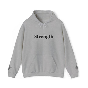 Master Mason Blue Lodge Hoodie - Strength Front & Sleeves Embroidery - Bricks Masons