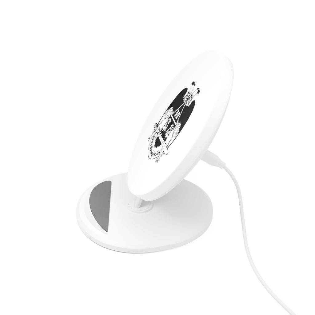 33rd Degree Scottish Rite Wireless Charger - Wings Down White