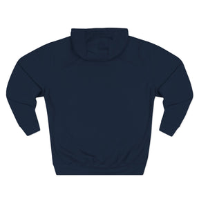 Master Mason Blue Lodge Hoodie - Three-Panel Fleece Signature Chest Stitch - Bricks Masons
