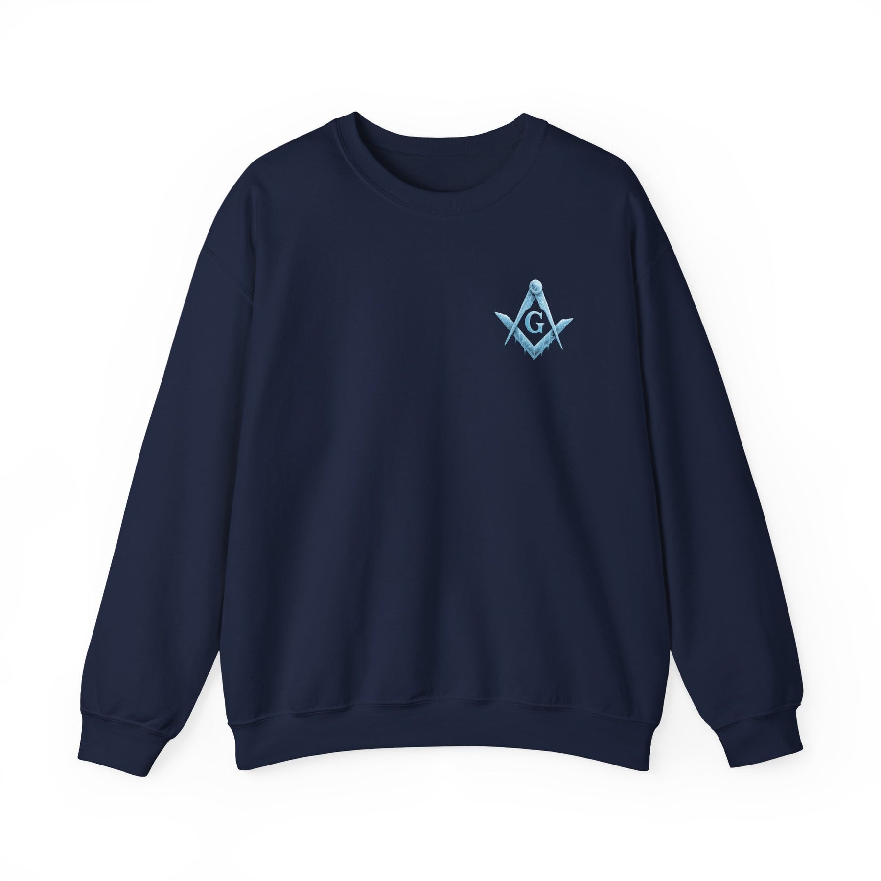 Sudadera de la Logia Azul de Maestro Masón - Diseño Frosty Square &amp; Compass G