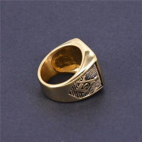 Knights Templar Commandery Ring - Gold IN HOC VINCES SIGNO - Bricks Masons