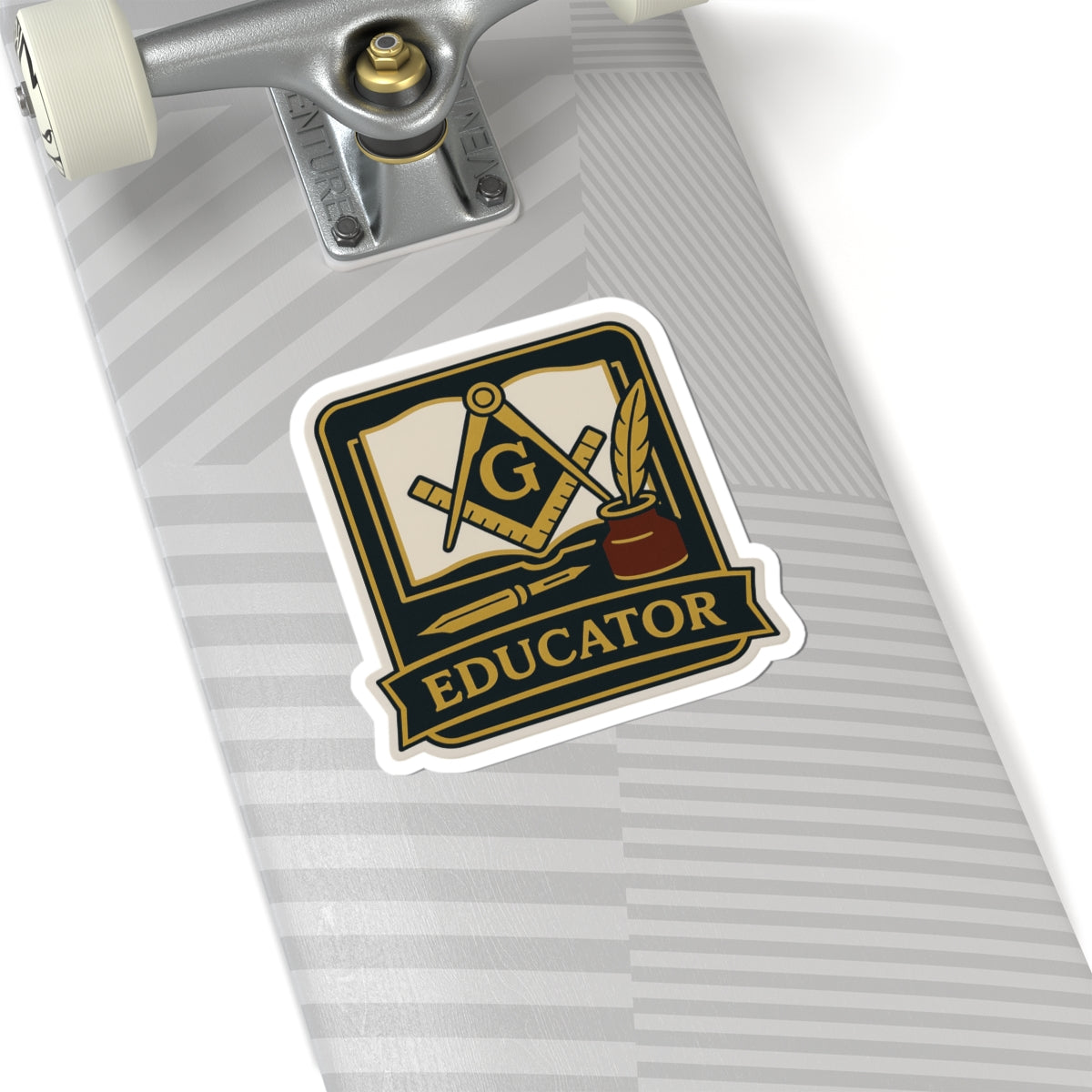 Master Mason Blue Lodge Sticker Decal - Kiss-Cut Colorful - Bricks Masons