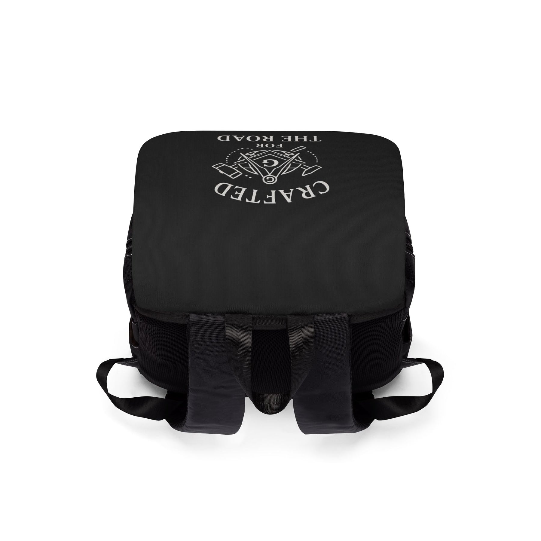Master Mason Blue Lodge Backpack - Full Black Crafted For The Road - Bricks Masons