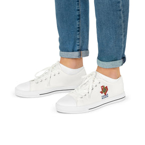 Master Mason Blue Lodge Sneaker - Low Top Sneaker Black & White Texas Mason - Bricks Masons