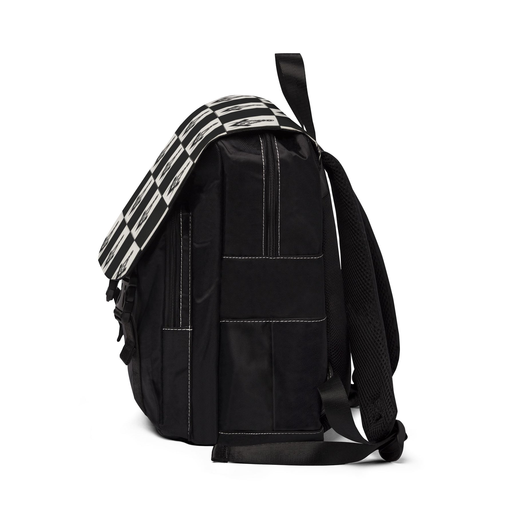 Master Mason Blue Lodge Backpack - Black & White Square & Compass G - Bricks Masons