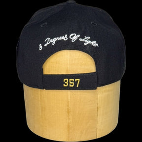 Master Mason Blue Lodge Baseball Cap - Golden Thread Embroidery 2B1 ASK1 - Bricks Masons