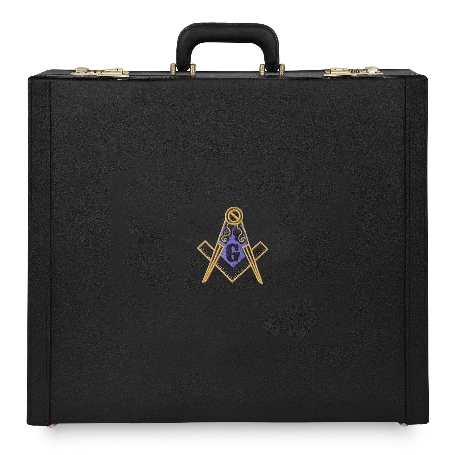 Master Mason Blue Lodge Apron Case - Hand Embroidery Square & Compass G Various Sizes & Materials