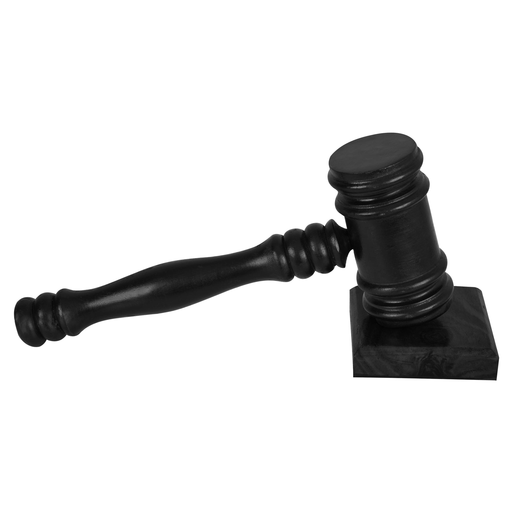 Masonic Gavel - Black Handcrafted Wood - Bricks Masons