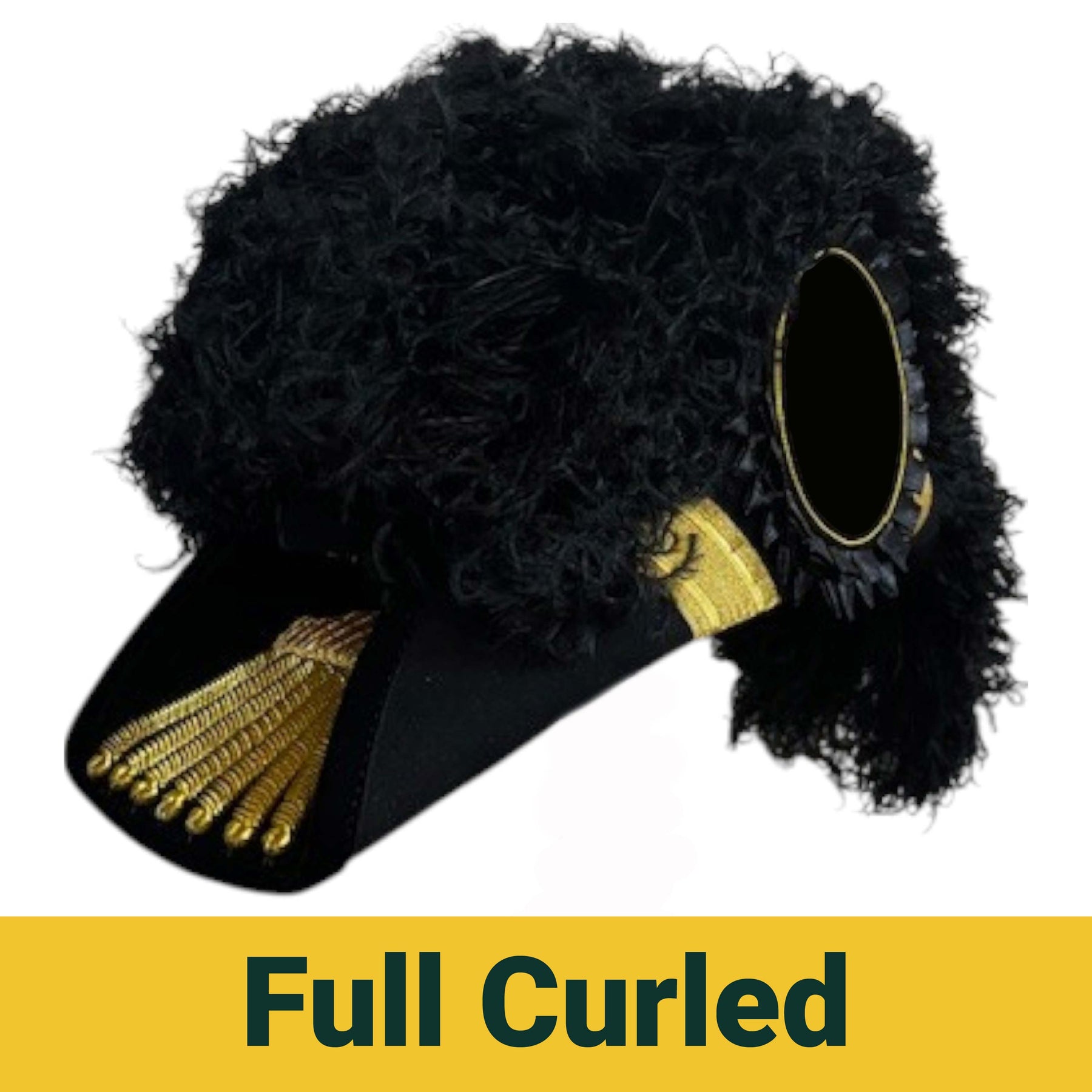 Past Grand Commander Knights Templar Chapeau - All Black Plumes - Bricks Masons