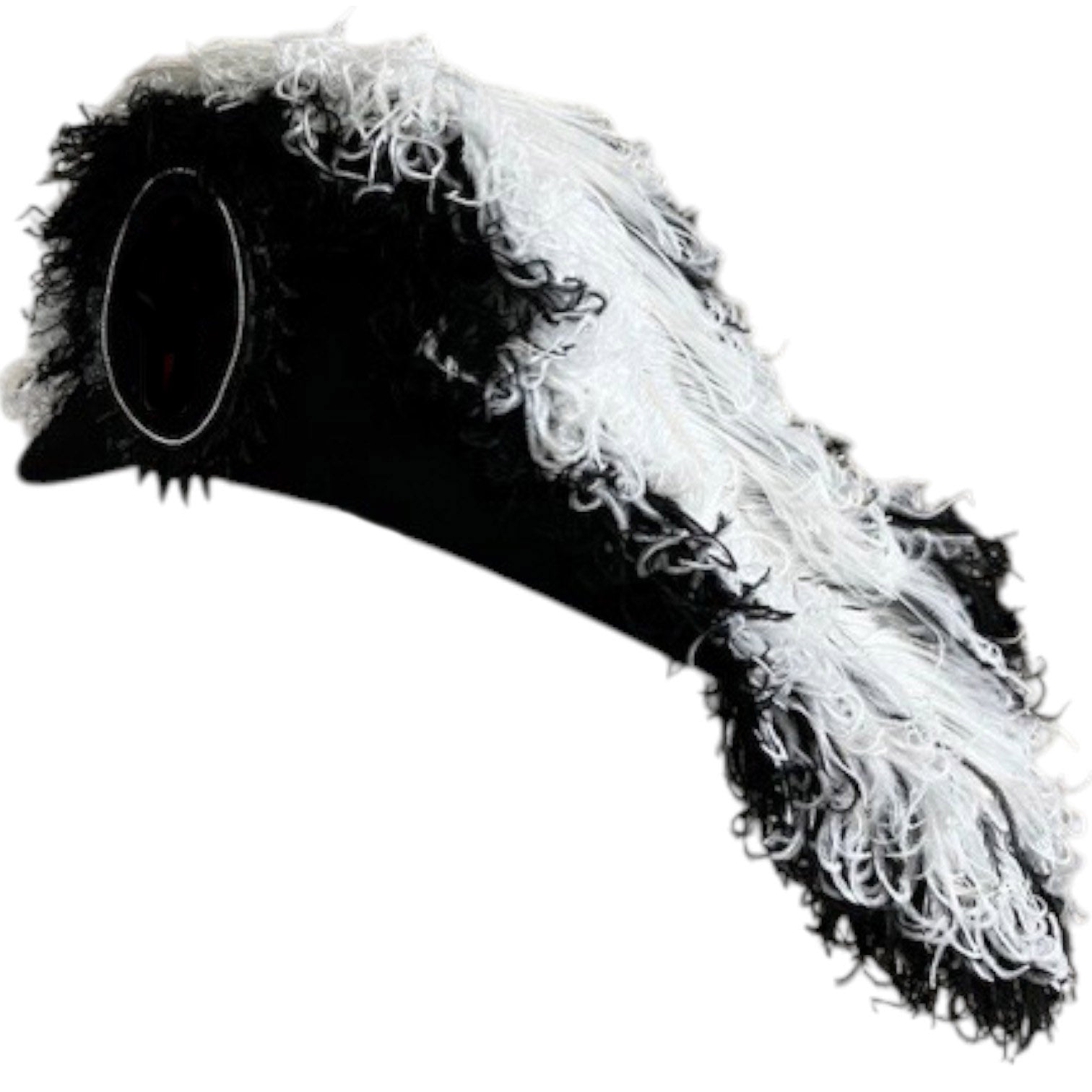 Grand Encampment Knights Templar Chapeau - Black Underlayer Plumes - Bricks Masons