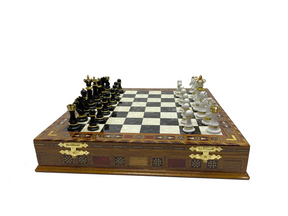 Council Chess Set - 16.5" (42cm) - Bricks Masons