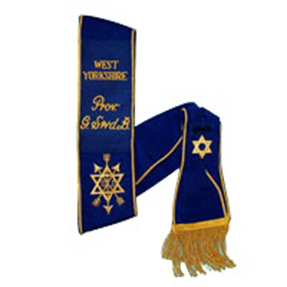 Provincial Officers Order Of The Secret Monitor AMD English Regulation Sash - Blue