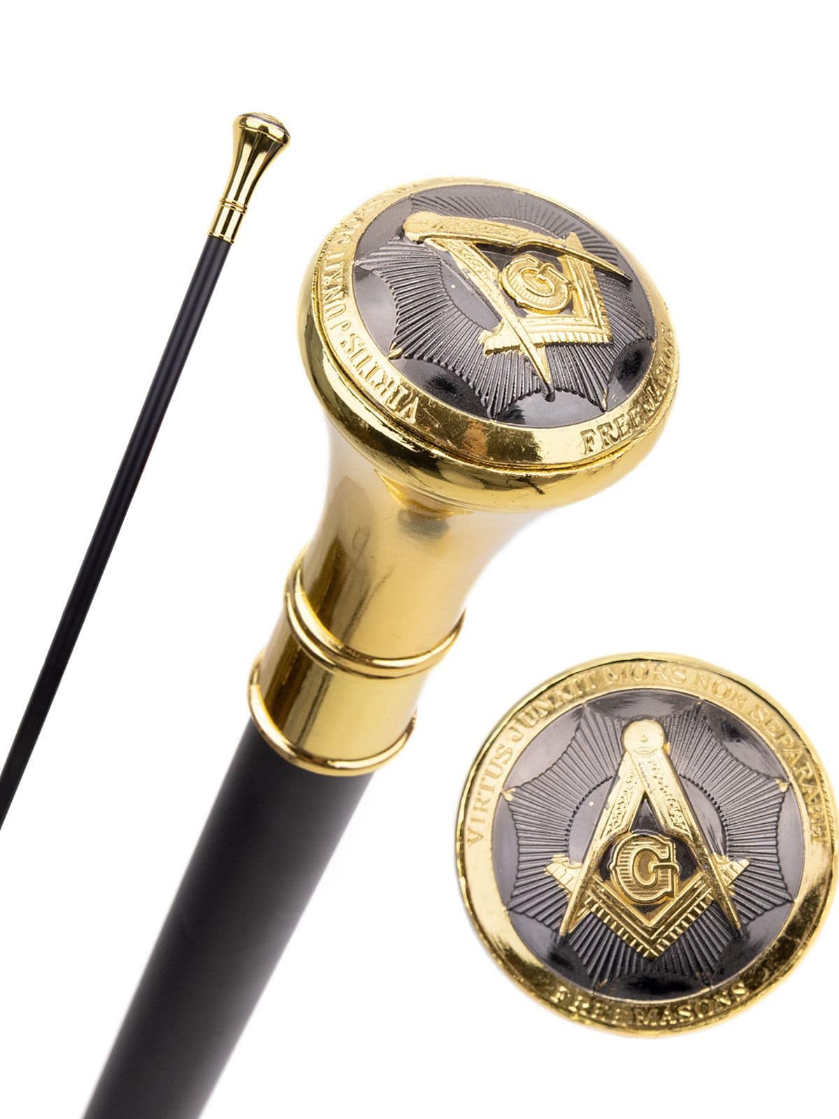 Master Mason Blue Lodge Canes & Walking Stick - Decorative Walking Cane