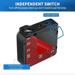 33rd Degree Scottish Rite Car Door Light Projector - Customizable Wireless LED Wings Down - Bricks Masons