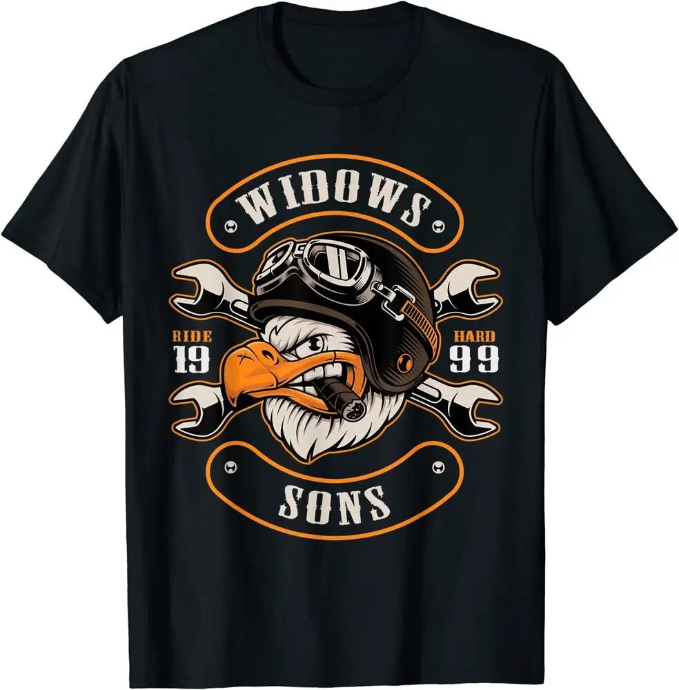 Widows Sons T-Shirt - Smoking Eagle Design