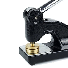 Shriners Long Reach Seal Press - Heavy Embossed Stamp Black Color Customizable - Bricks Masons