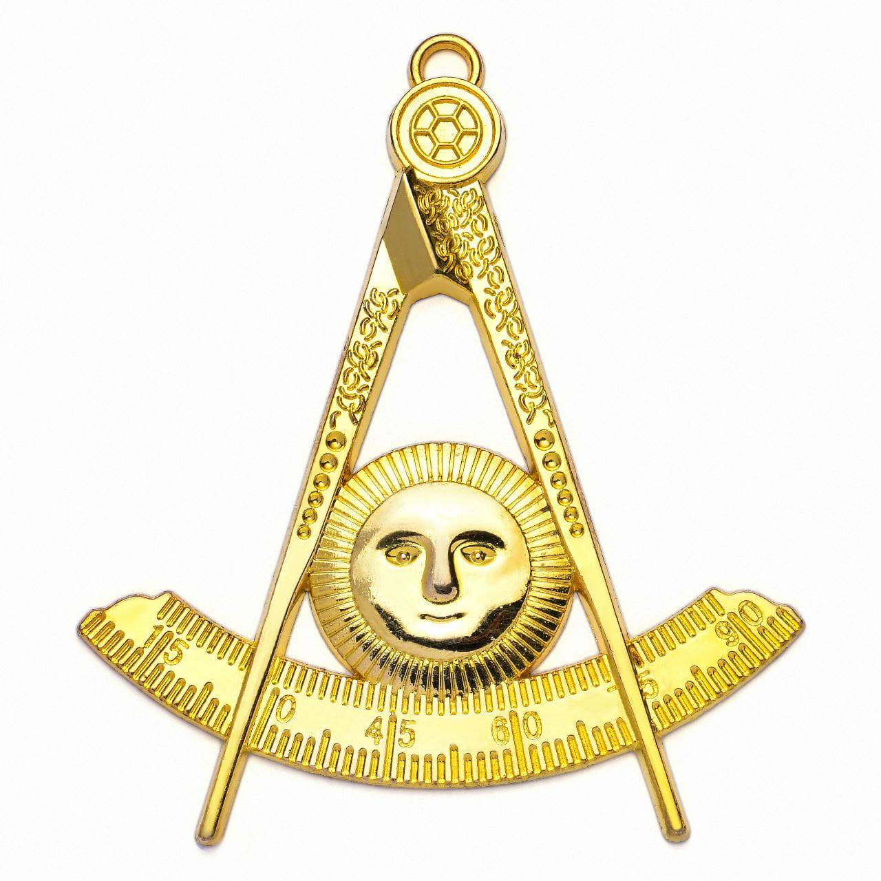 Past Master Blue Lodge Collar Jewel - Gold Plated