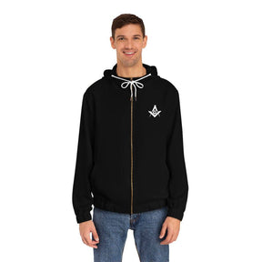 Master Mason Blue Lodge Hoodie - Black with Square & Compass G