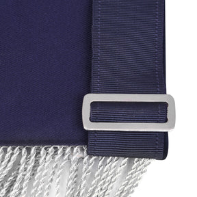 Assistant Secretary Blue Lodge Officer Apron - Dark Blue With Silver Hand Embroidery Bullion - Bricks Masons
