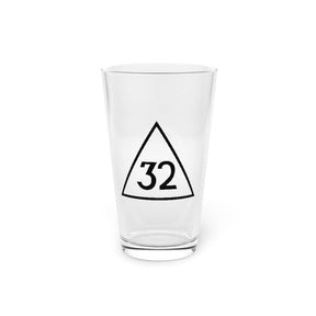 32nd Degree Scottish Rite Pint Glass - 16oz