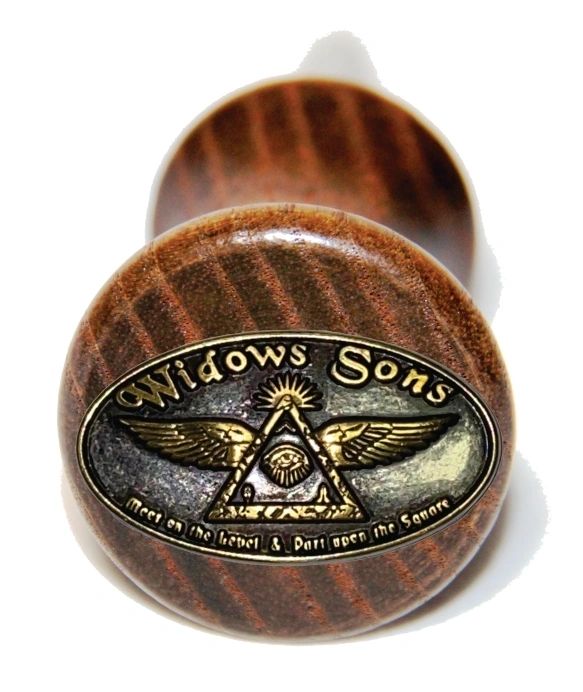 Widows Sons Bottle Stopper - Wooden - Bricks Masons