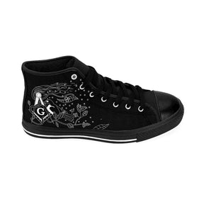 Master Mason Blue Lodge Sneaker - High-Top Black