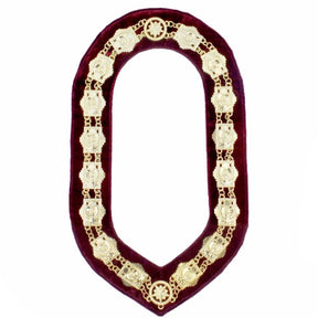 Daughters of Sphinx Chain Collar - Sphinx Head Gold Plated - Bricks Masons