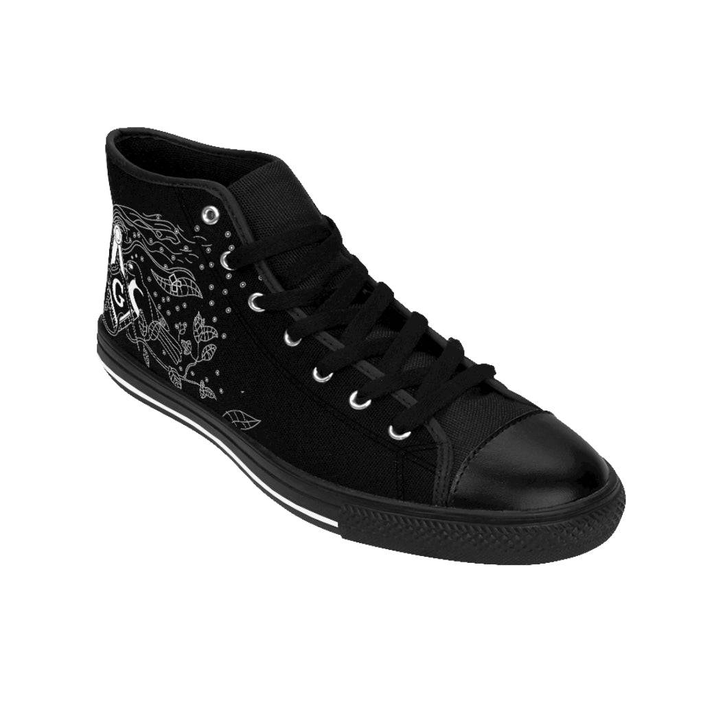 Master Mason Blue Lodge Sneaker - High-Top Black