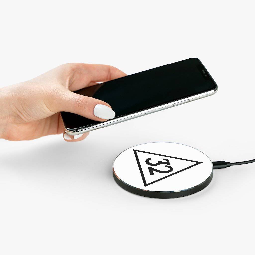 32nd Degree Scottish Rite Wireless Charger - Black & White