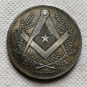 Fellowcraft Blue Lodge Coin - Mont Sinai Antique - Bricks Masons