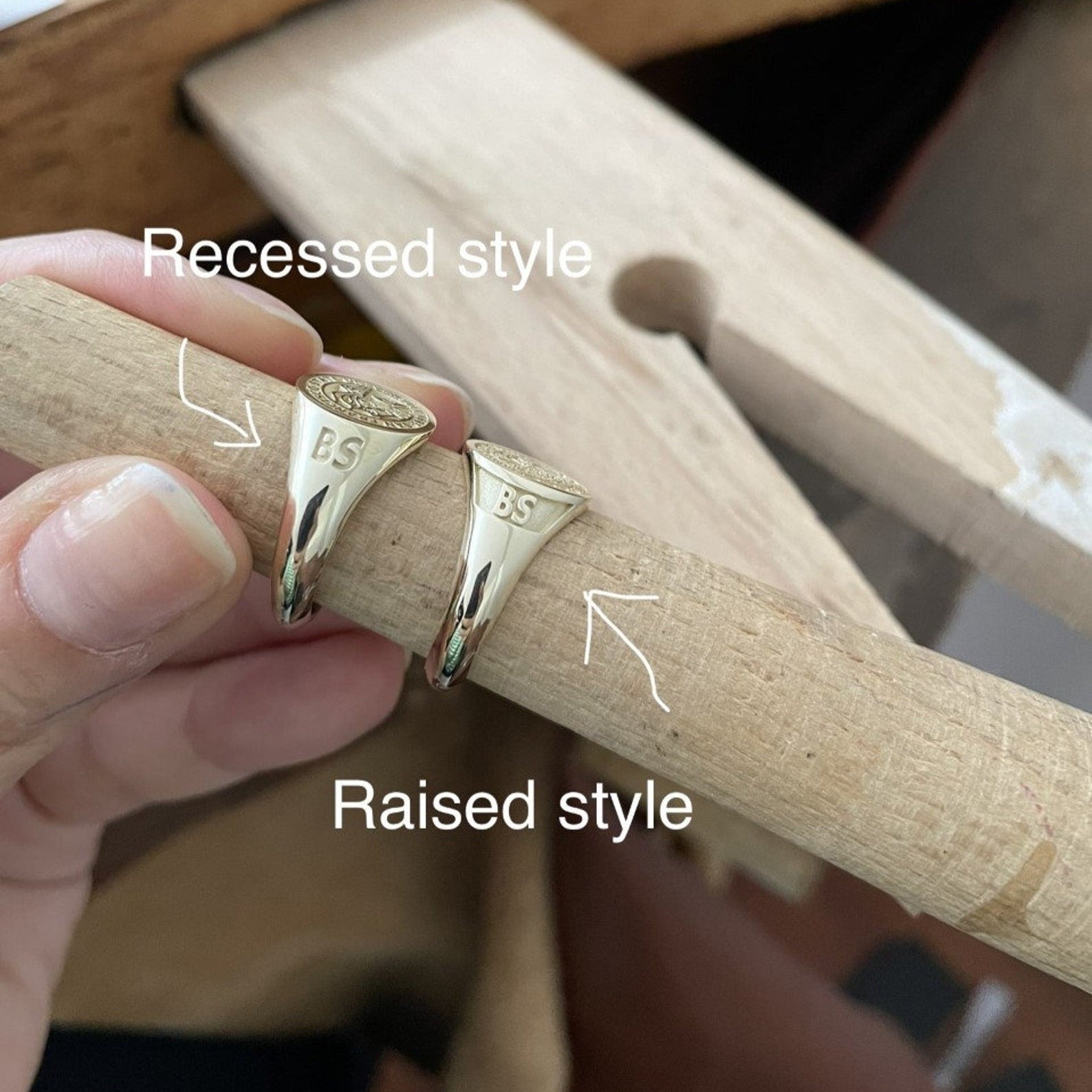 Master Mason Blue Lodge Ring - 10K to 18k Gold - Bricks Masons