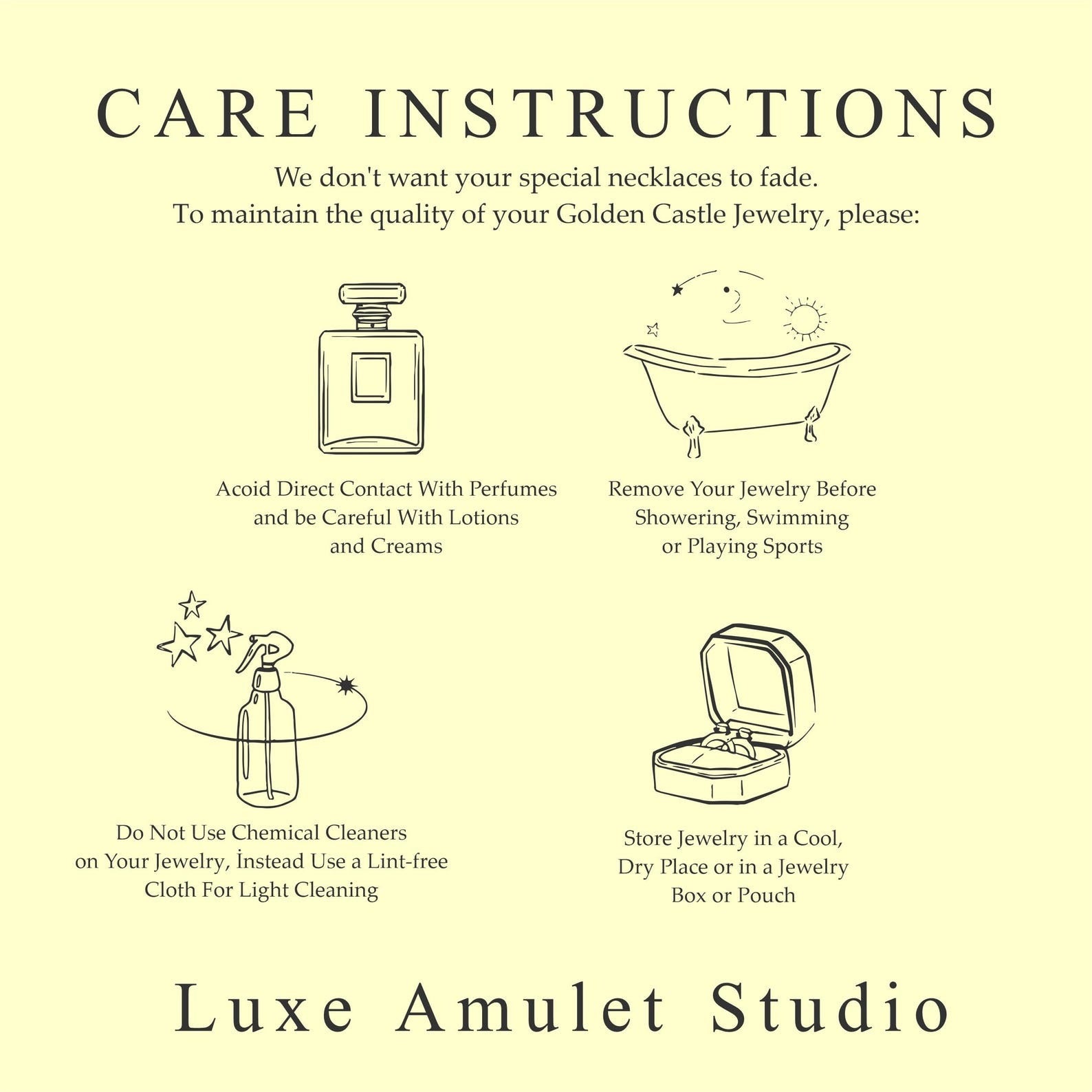 Scottish Rite Necklace - Double-Headed Eagle Wings Down With G - Bricks Masons