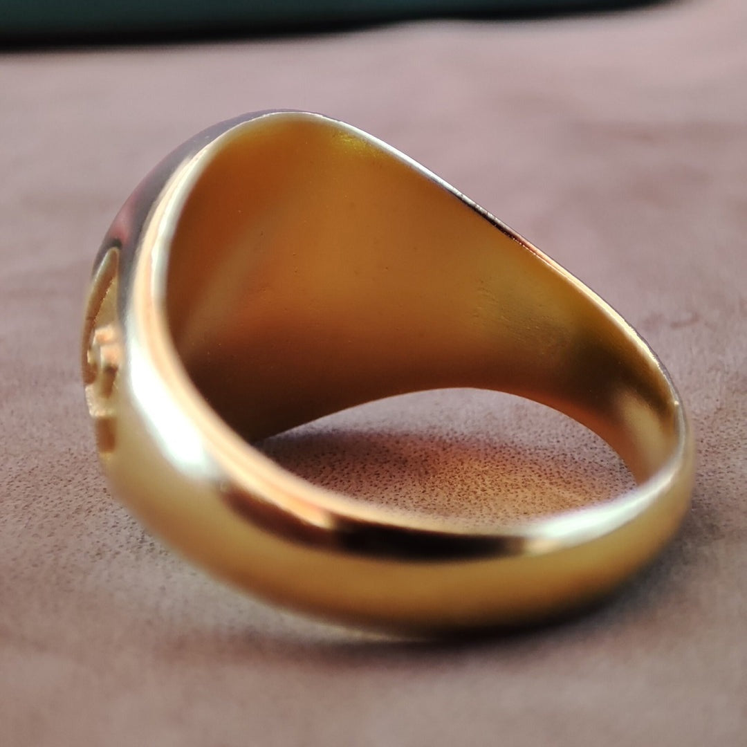 Master Mason Blue Lodge Ring - Engraving options & Various Materials - Bricks Masons