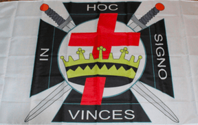 Knights Templar Commandery Flag - IN HOC SIGNO VINCES Various Sizes