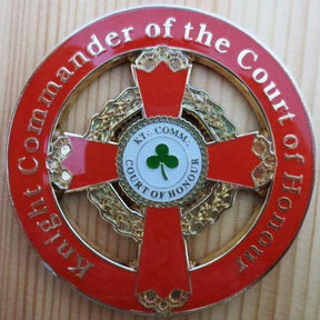Knight Commander of the Court of Honour Scottish Rite Car Emblem - Medallion - Bricks Masons