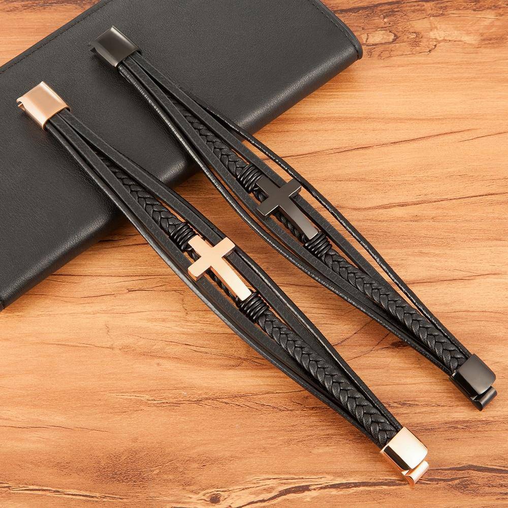 Knights Templar Bracelet - Cross (4 Colors) - Bricks Masons
