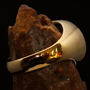 Knights Templar Ring - Gold & Red Sigillum MilItum XPISTI - Bricks Masons