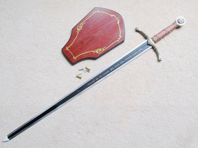 Knights Templar Sword - Knight Templar Encryption Chain Handle W/ Wall Mount 44" - Bricks Masons