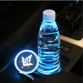 Master Mason Blue Lodge Cup Holder - Various LED Colors