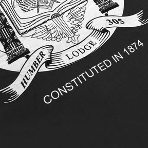 Master Mason Blue Lodge Banner - Machine Embroidery Fully Customizable - Bricks Masons