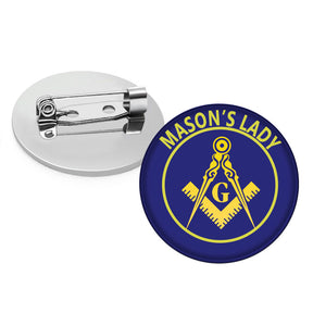 Master Mason Blue Lodge Brooch - Mason's Lady - Bricks Masons