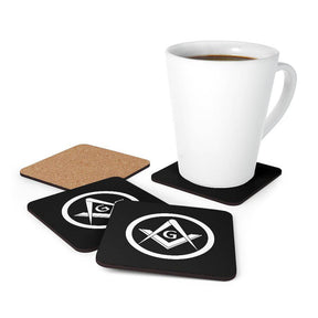Master Mason Blue Lodge Coaster - Square & Compass G - Bricks Masons