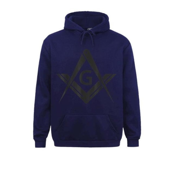 Master Mason Blue Lodge Hoodie - Square & Compass G (Various Colors) - Bricks Masons