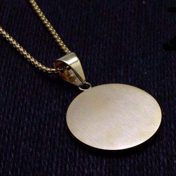 Master Mason Blue Lodge Necklace - IcedOut Gold & Silver - Bricks Masons