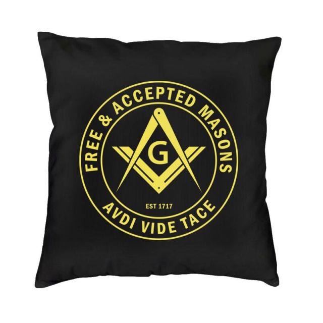 Master Mason Blue Lodge Pillowcase - (Various Colors) - Bricks Masons