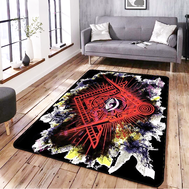 Masonic Rug - Various Designs & Colors - Bricks Masons