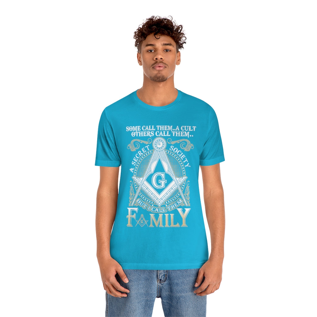 Masonic T-Shirt - I Call Them Family - Bricks Masons