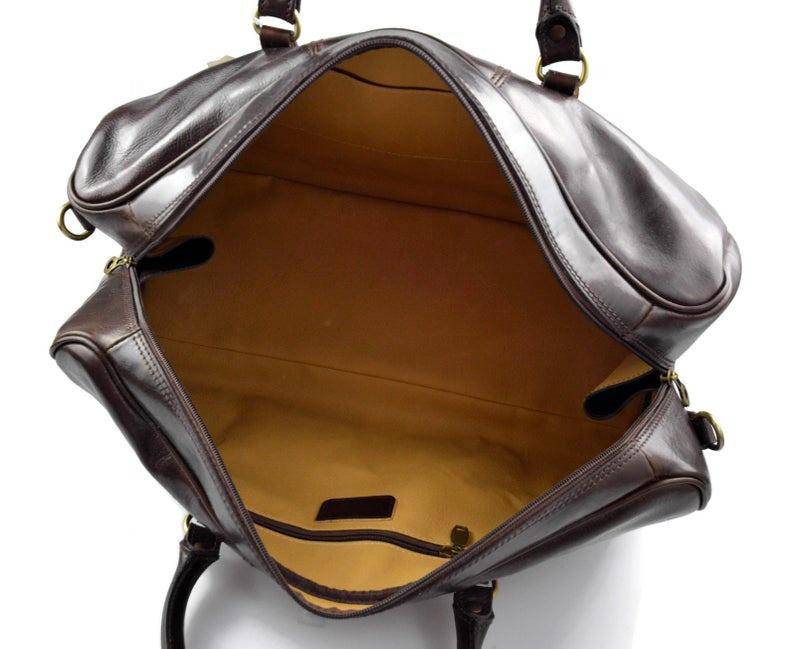 Master Mason Blue Lodge Travel Bag - Handmade Genuine Leather - Bricks Masons