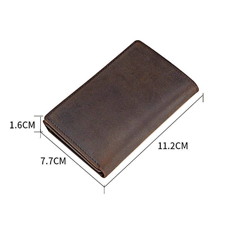 Master Mason Blue Lodge Wallet - Traveling Man Genuine Leather Brown - Bricks Masons